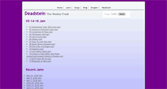 Desktop Screenshot of deadstein.com