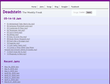 Tablet Screenshot of deadstein.com